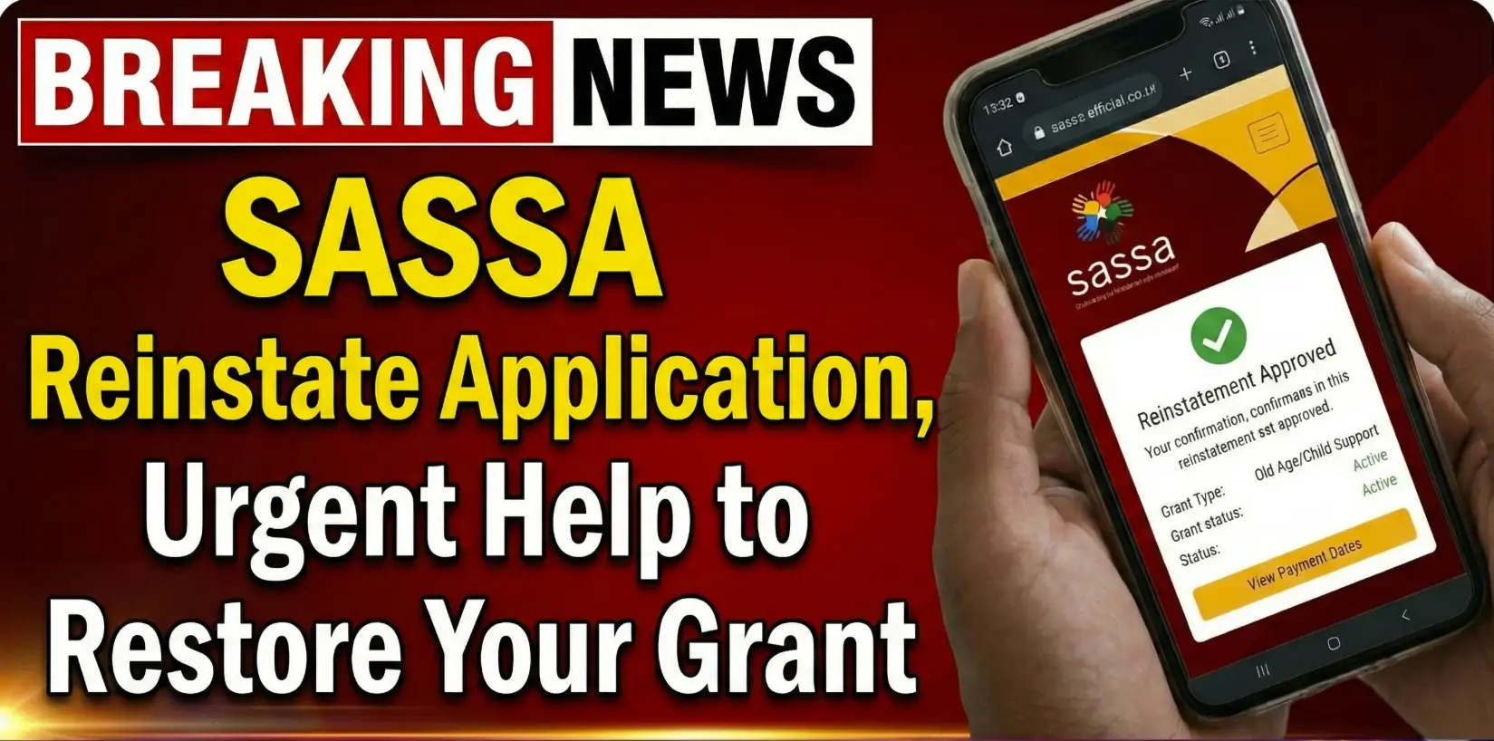 Reinstate Your SASSA Grant